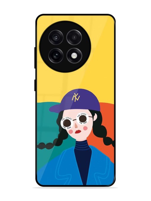 Starry-Eyed Girl Glossy Soft Edge Case for Oneplus 13R (5G)