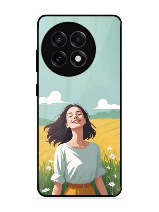 Girl Graffiti Glossy Soft Edge Case for Oneplus 13R (5G)