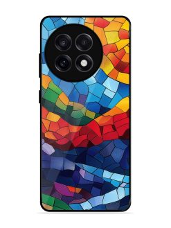 Mosaic Sunset Glossy Soft Edge Case for Oneplus 13R (5G)
