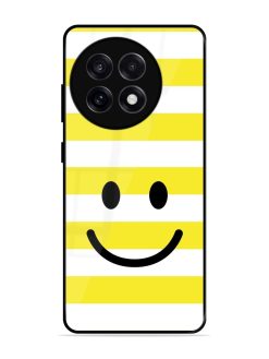 Smiling Stripes Glossy Soft Edge Case for Oneplus 13R (5G)