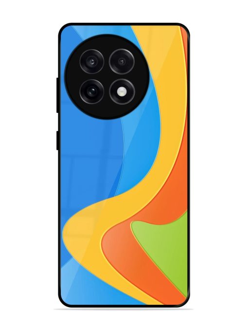 Curvy Color Cascade Glossy Soft Edge Case for Oneplus 13R (5G)