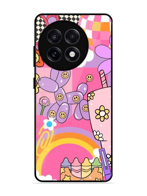 Whimsical Y2K Chaos Glossy Soft Edge Case for Oneplus 13R (5G)