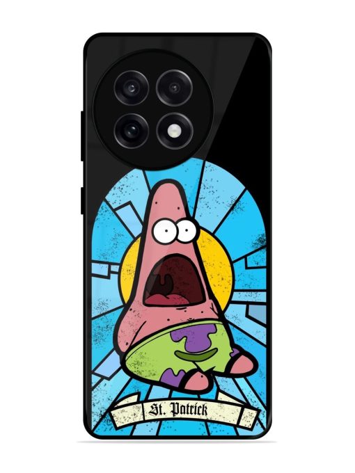 St. Patrick'S Day Stained Glass Patrick Star Glossy Soft Edge Case for Oneplus 13R (5G)