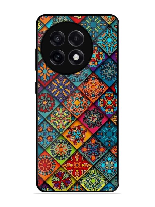 Patchwork Mandala Mosaic Glossy Soft Edge Case for Oneplus 13R (5G)