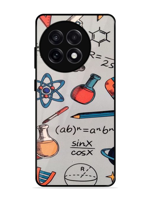 Science Doodle Delight Glossy Soft Edge Case for Oneplus 13R (5G)