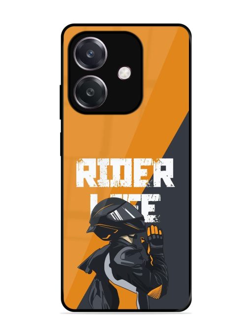 Ride Never Ends Glossy Soft Edge Case for Oppo A3 (5G)