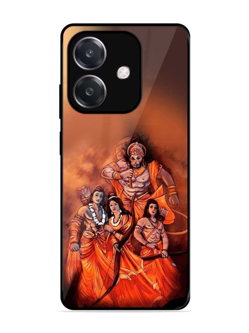 Sita Ram Glossy Soft Edge Case for Oppo A3 (5G)