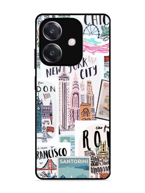 Travelogue Glossy Soft Edge Case for Oppo A3 (5G)