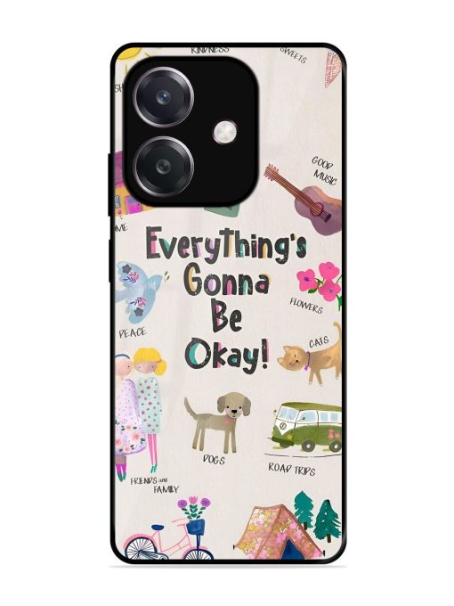Sunshine And Smiles Glossy Soft Edge Case for Oppo A3 (5G)