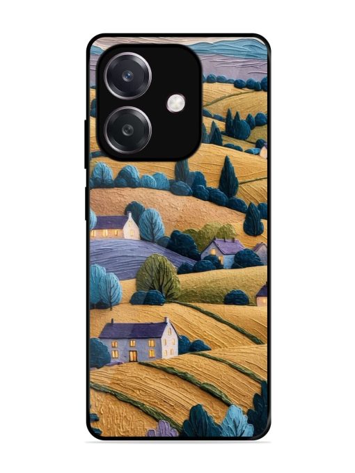 Rolling Hilltop Haven Glossy Soft Edge Case for Oppo A3 (5G)