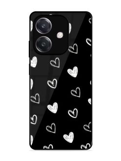 Scattered Hearts Glossy Soft Edge Case for Oppo A3 (5G)