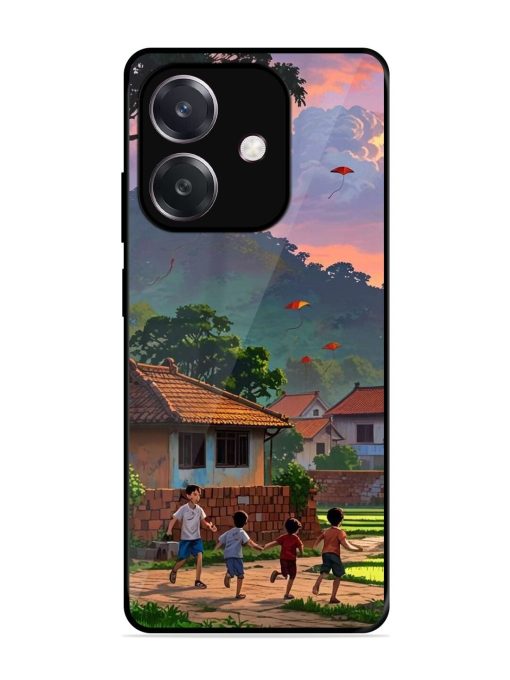 Sunset Play Glossy Soft Edge Case for Oppo A3 (5G)