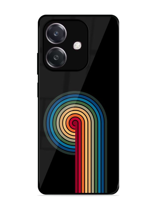 Rainbow Ripple Glossy Soft Edge Case for Oppo A3 (5G)
