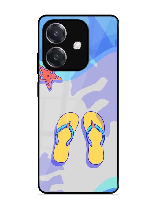 Sandy Toes And Salty Seas Glossy Soft Edge Case for Oppo A3 (5G)