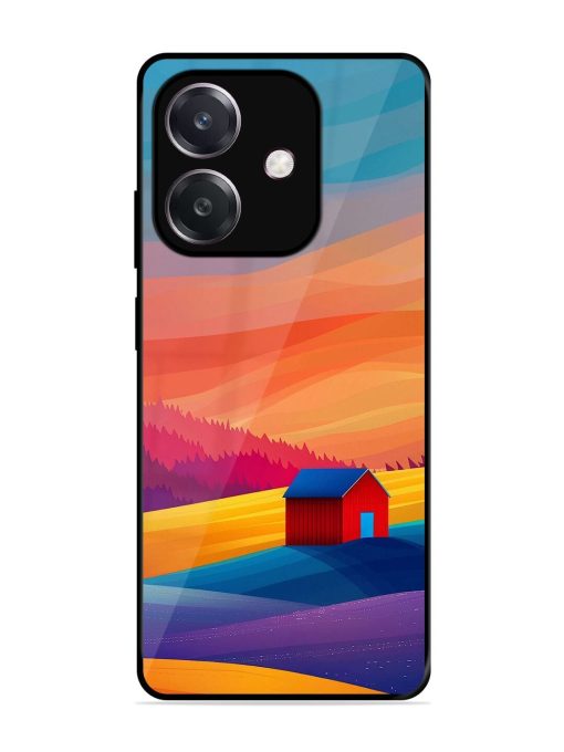Sunset Solitude Glossy Soft Edge Case for Oppo A3 (5G)