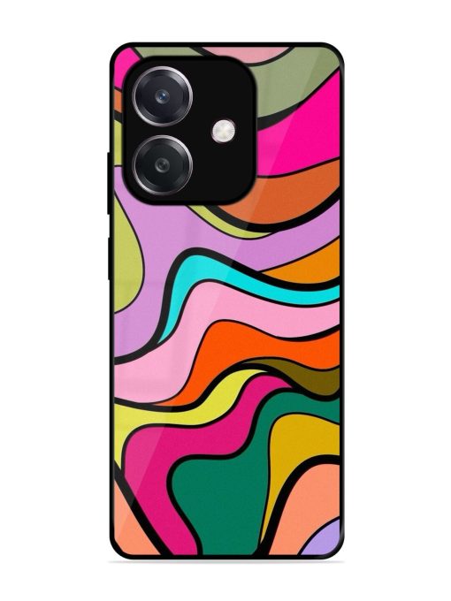 Wavy Wonder Glossy Soft Edge Case for Oppo A3 (5G)