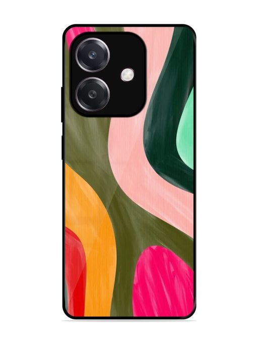 Wavy Wonderland Glossy Soft Edge Case for Oppo A3 (5G)