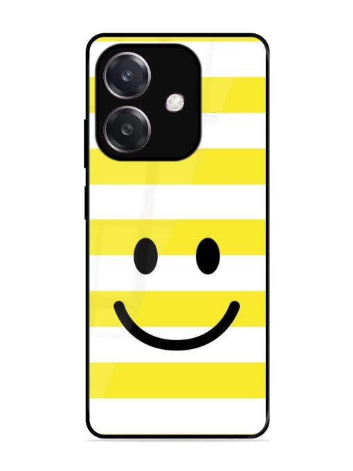 Smiling Stripes Glossy Soft Edge Case for Oppo A3 (5G)