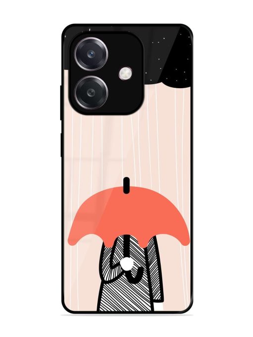 Stormy Weather, Shielded Soul Glossy Soft Edge Case for Oppo A3 (5G)