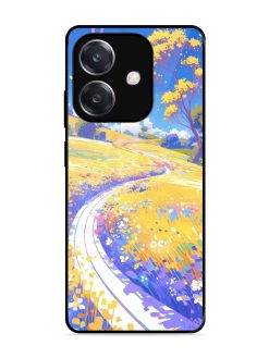 Vibrant Spring Meadow Glossy Soft Edge Case for Oppo A3 (5G)