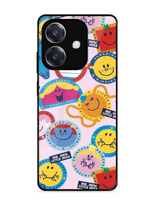 Whimsical Mr. Men & Little Miss Glossy Soft Edge Case for Oppo A3 (5G)