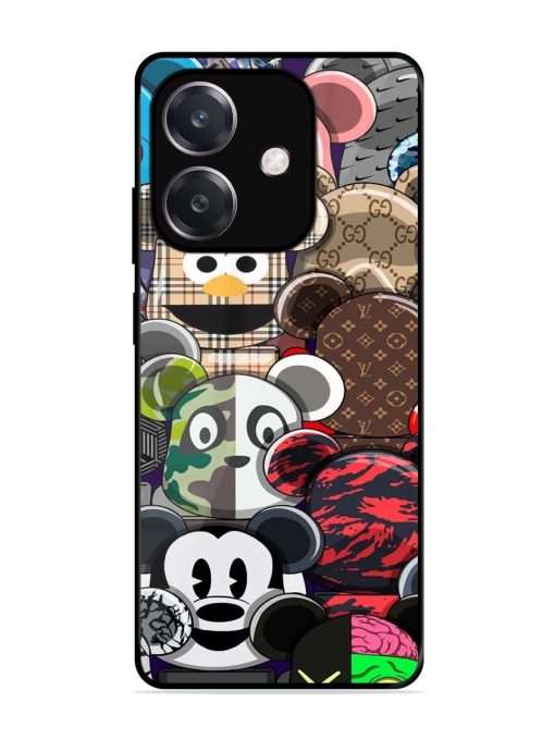 Streetwear Bearbrick Extravaganza Glossy Soft Edge Case for Oppo A3 (5G)