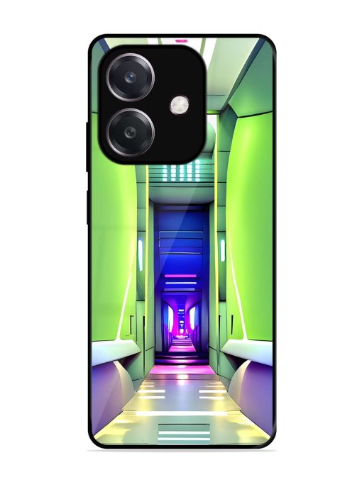 Neon Corridor Glossy Soft Edge Case for Oppo A3 (5G)