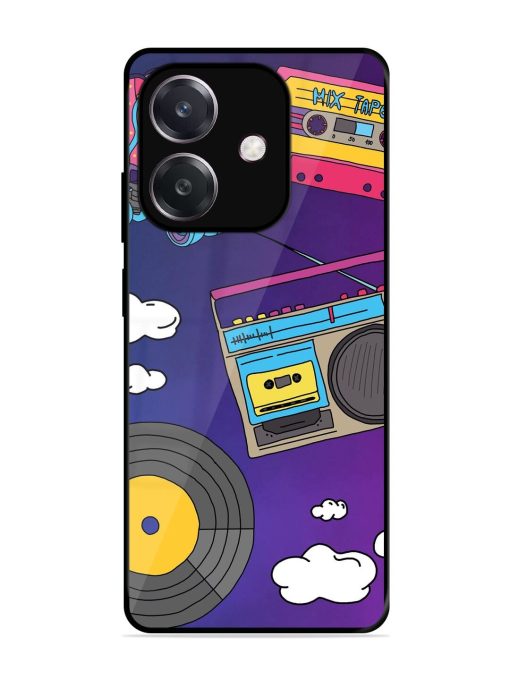 Retro Vibes Glossy Soft Edge Case for Oppo A3 (5G)