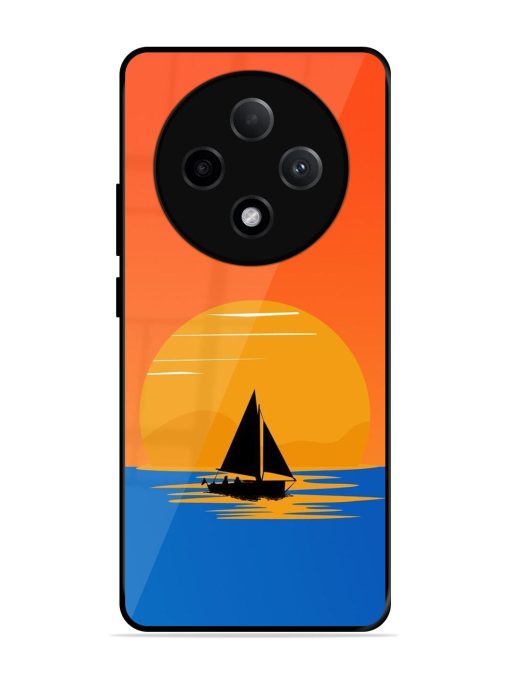 Sunset Sail Glossy Soft Edge Case for Oppo F27 (5G)