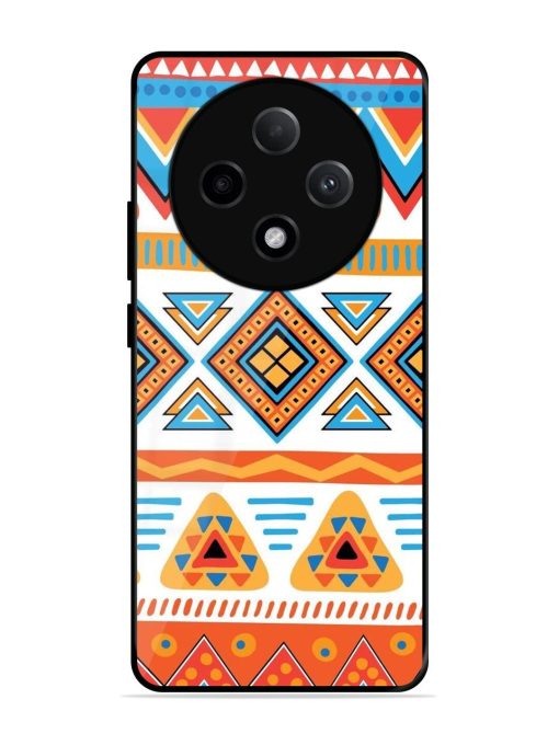 Vibrant Tribal Pattern Glossy Soft Edge Case for Oppo F27 (5G)