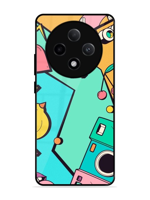 Retro Remix Glossy Soft Edge Case for Oppo F27 (5G)