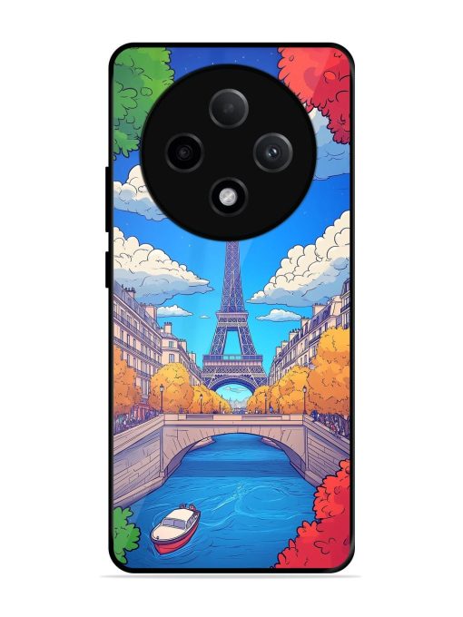 Parisian Panorama Glossy Soft Edge Case for Oppo F27 (5G)