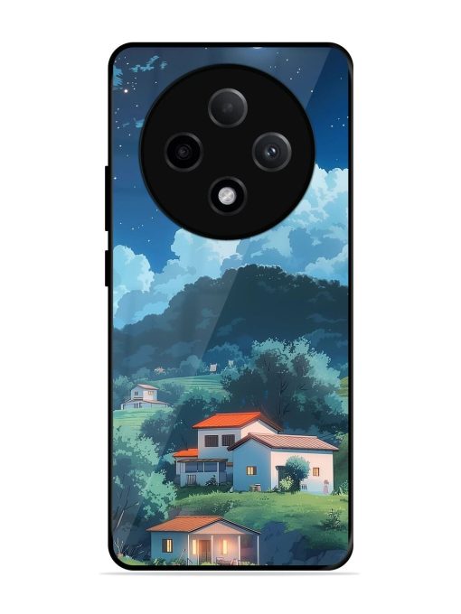 Peaceful Nightscape Glossy Soft Edge Case for Oppo F27 (5G)