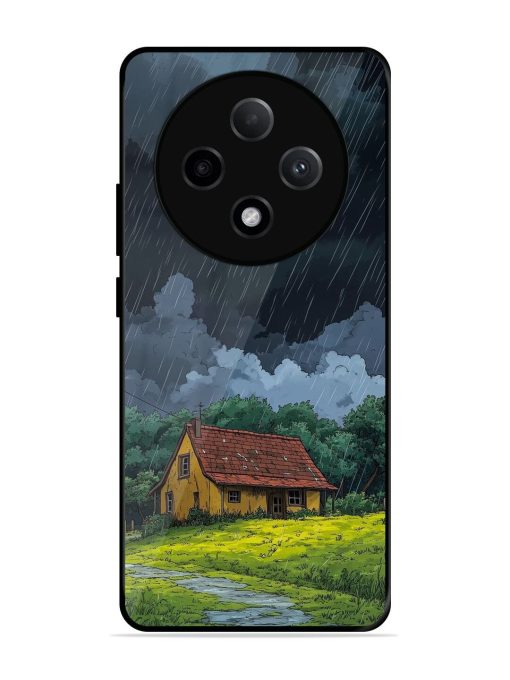 Rainy Day Retreat Glossy Soft Edge Case for Oppo F27 (5G)