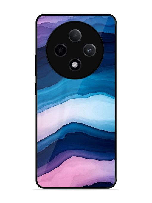 Oceanic Layers Glossy Soft Edge Case for Oppo F27 (5G)