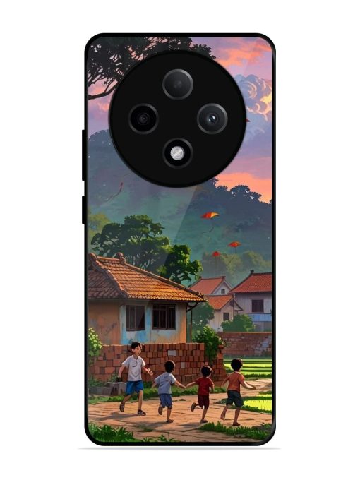 Sunset Play Glossy Soft Edge Case for Oppo F27 (5G)
