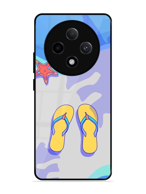 Sandy Toes And Salty Seas Glossy Soft Edge Case for Oppo F27 (5G)