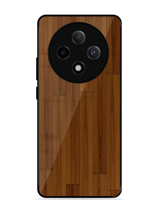 Warm Woodgrain Glossy Soft Edge Case for Oppo F27 (5G)