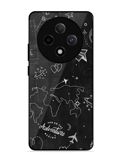 Wanderlust Sketchbook Glossy Soft Edge Case for Oppo F27 (5G)