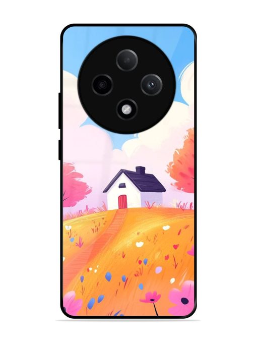 Hilltop Haven Glossy Soft Edge Case for Oppo F27 (5G)