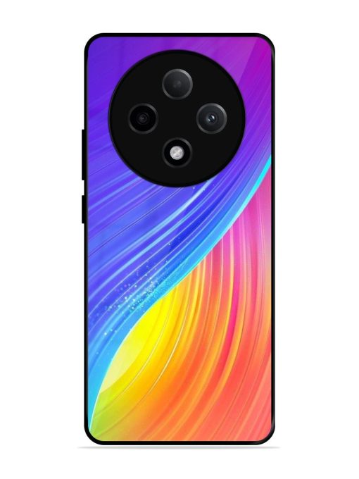 Neon Swirl Glossy Soft Edge Case for Oppo F27 (5G)