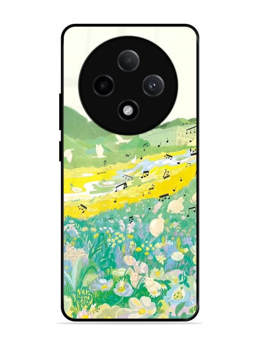 Melody In Bloom Glossy Soft Edge Case for Oppo F27 (5G)