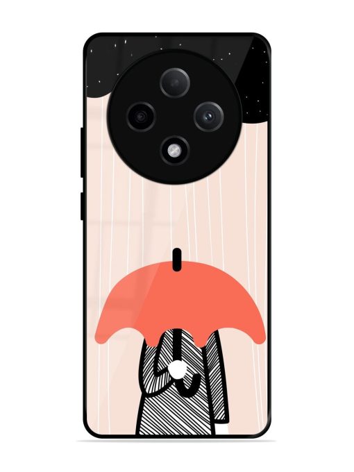 Stormy Weather, Shielded Soul Glossy Soft Edge Case for Oppo F27 (5G)