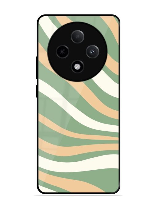 Wavy Pastel Paradise Glossy Soft Edge Case for Oppo F27 (5G)