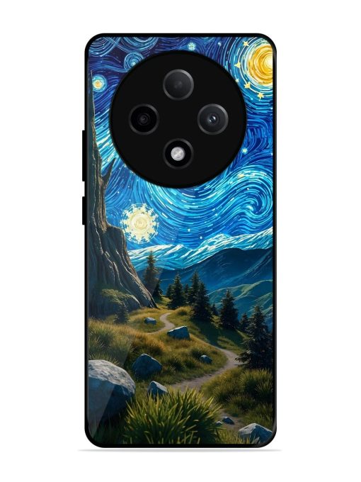 Starry Night In The Shire Glossy Soft Edge Case for Oppo F27 (5G)