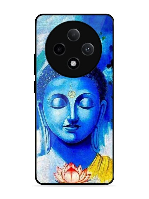 Serene Buddha With Lotus Glossy Soft Edge Case for Oppo F27 (5G)
