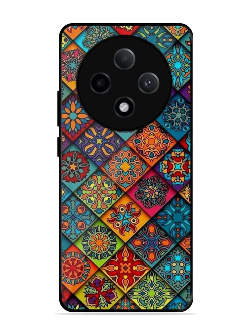 Patchwork Mandala Mosaic Glossy Soft Edge Case for Oppo F27 (5G)