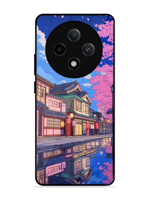 Tranquil Reflections Glossy Soft Edge Case for Oppo F27 (5G)