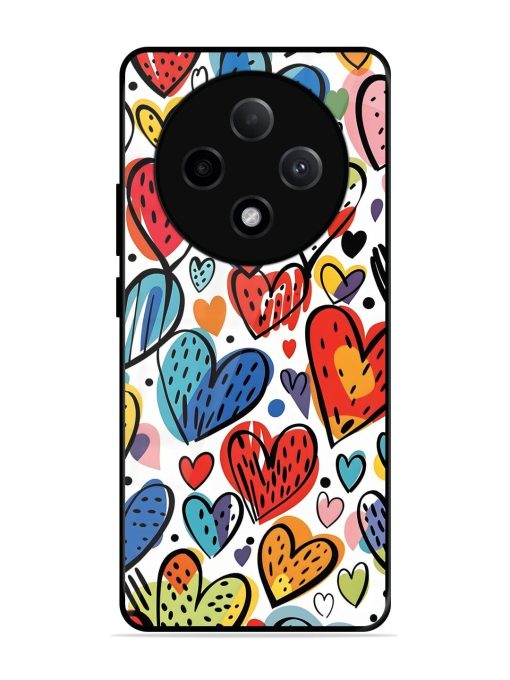 Heartfelt Harmony Glossy Soft Edge Case for Oppo F27 (5G)