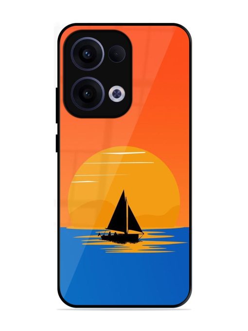 Sunset Sail Glossy Soft Edge Case for Oppo Reno 13 (5G)